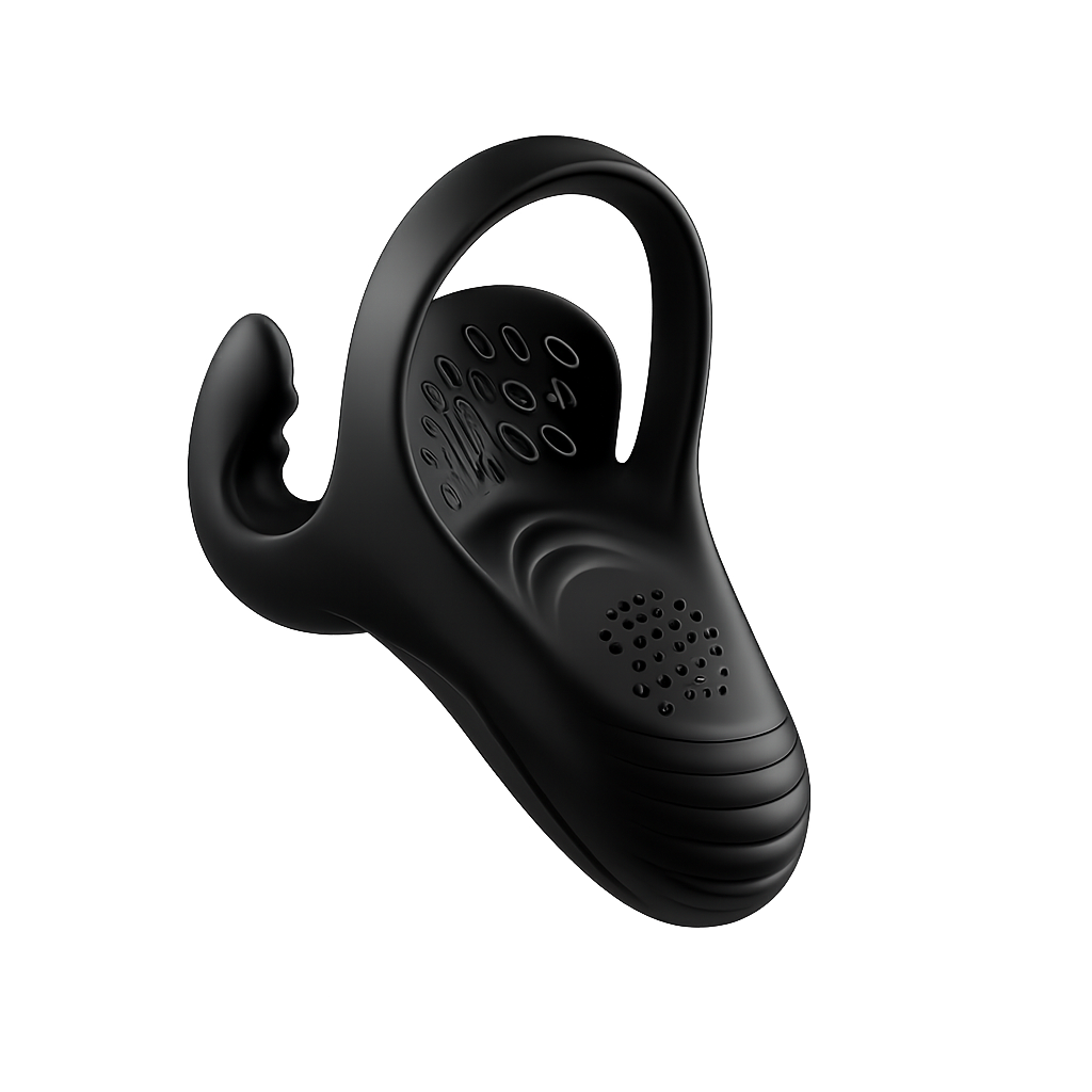 Held — An honest silicone ring with vibration, made for couples over 50